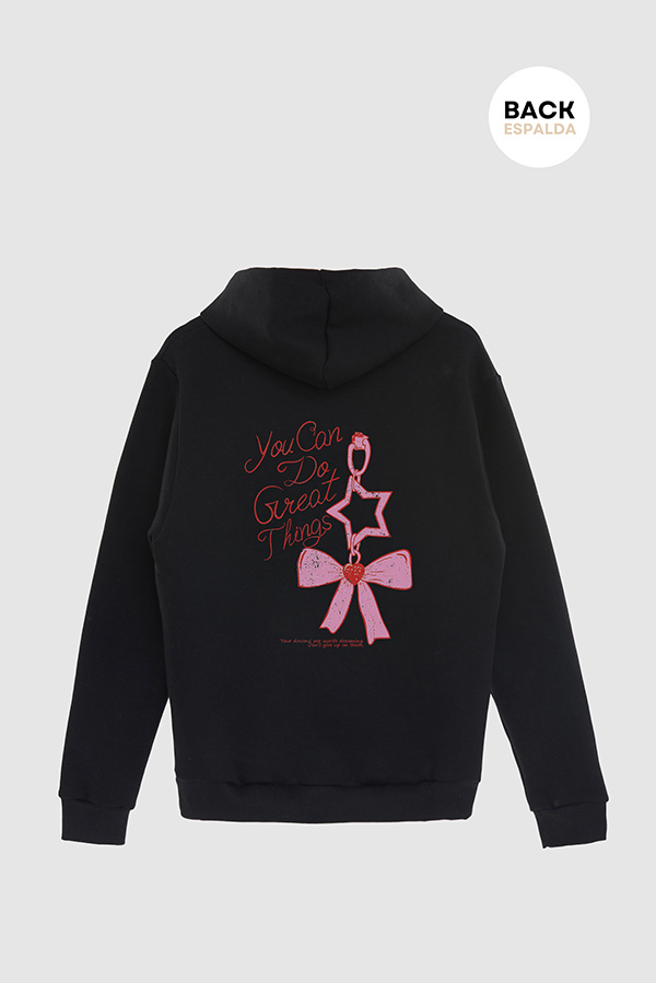 HOODIE ESTAMPADO YOU CAN DO GREAT THINGS