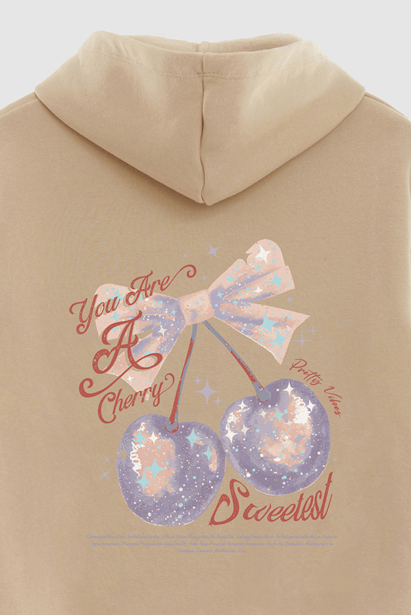 HOODIE ESTAMPADO YOU ARE A CHERRY