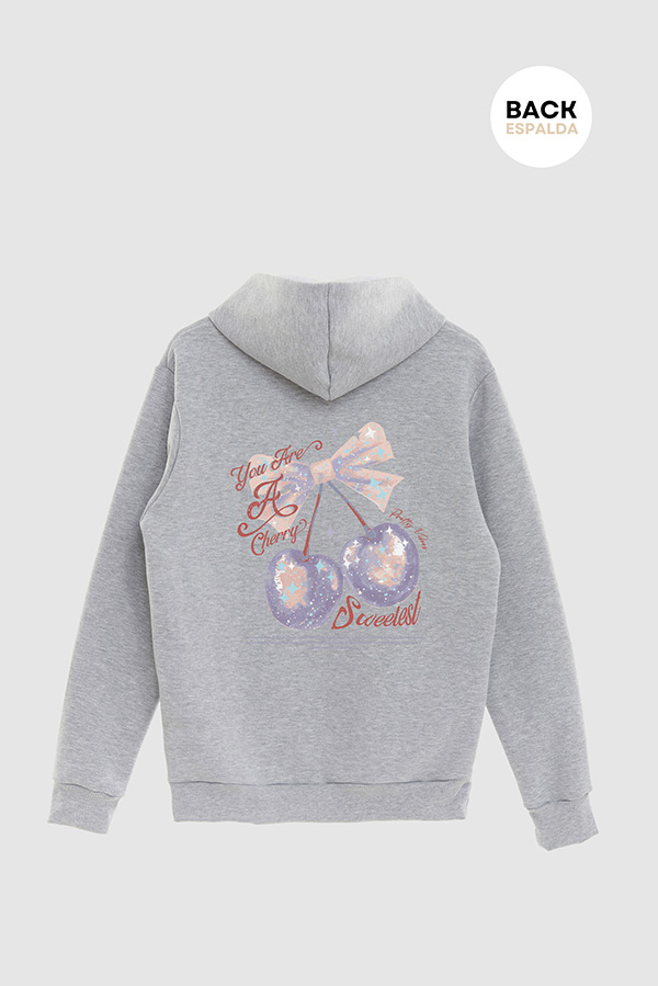 HOODIE ESTAMPADO YOU ARE A CHERRY