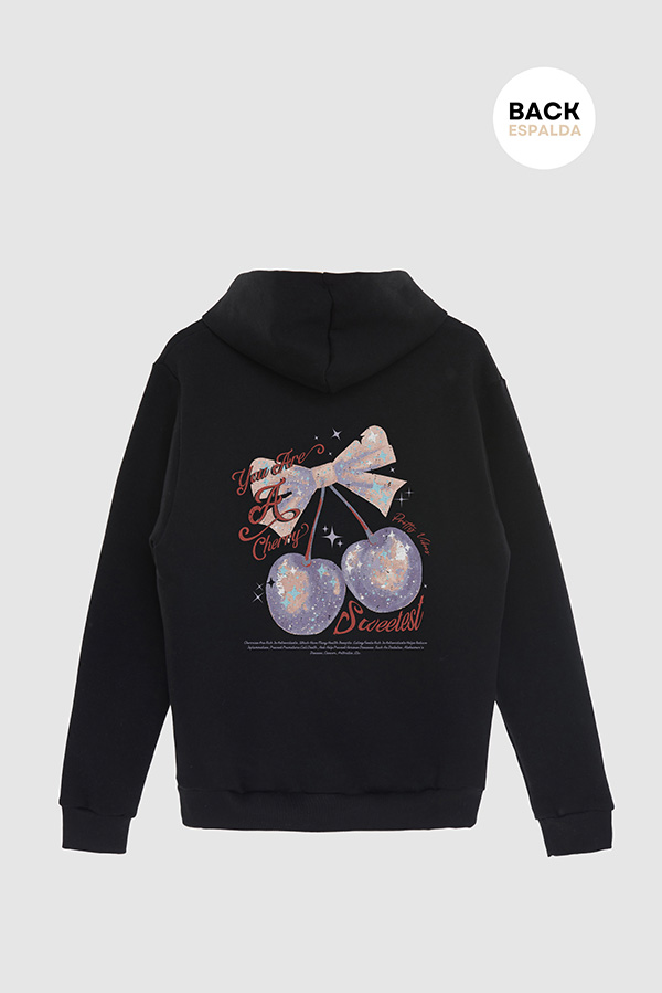 HOODIE ESTAMPADO YOU ARE A CHERRY
