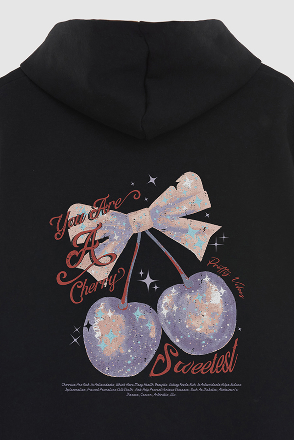 HOODIE ESTAMPADO YOU ARE A CHERRY