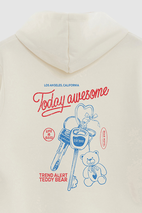 HOODIE ESTAMPADO TODAY AWESOME