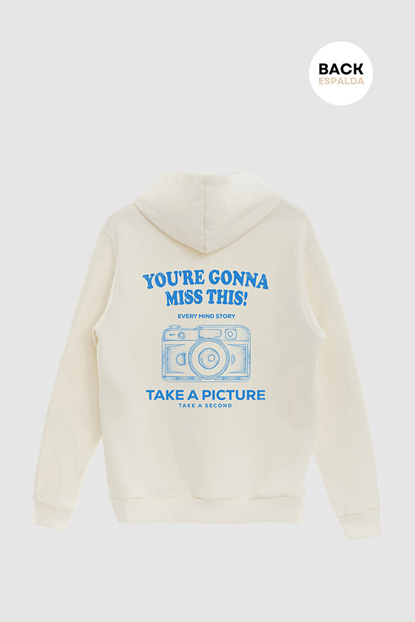HOODIE ESTAMPADO TAKE A PICTURE
