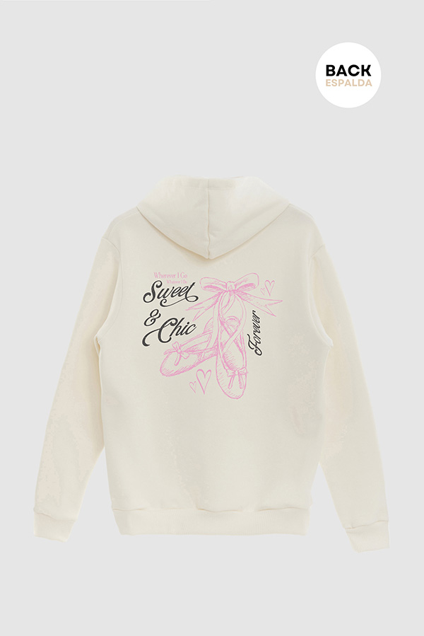 HOODIE ESTAMPADO SWEET CHIC