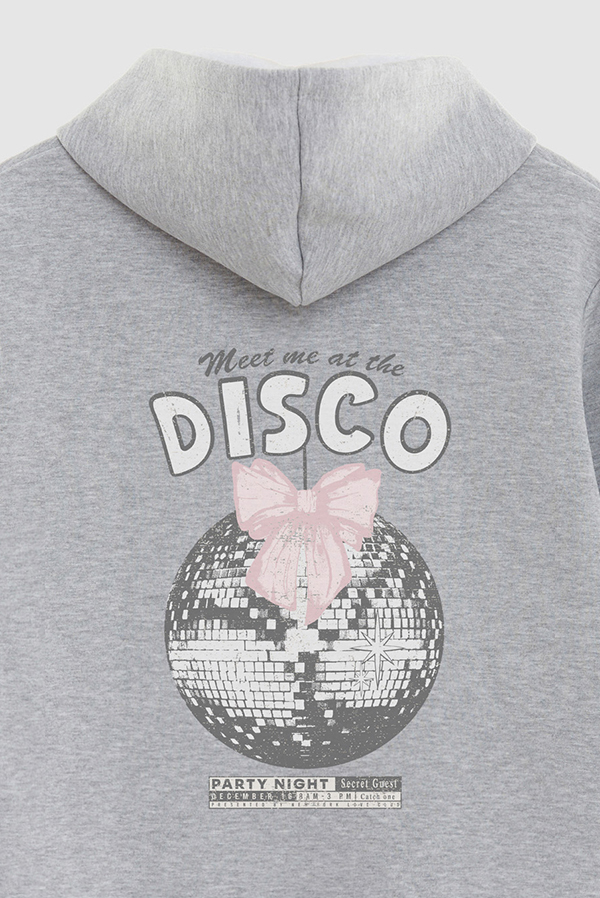 HOODIE ESTAMPADO MEET ME AT THE DISCO