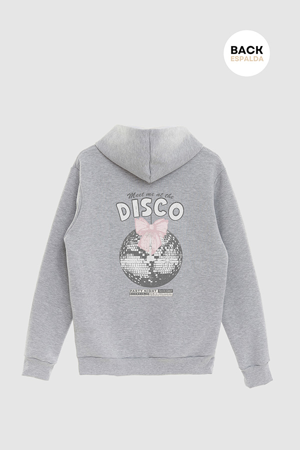 HOODIE ESTAMPADO MEET ME AT THE DISCO
