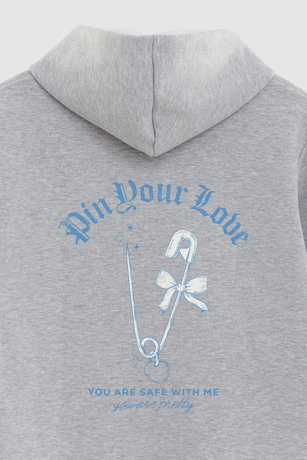 HOODIE ESTAMPADO PIN YOUR LOVE