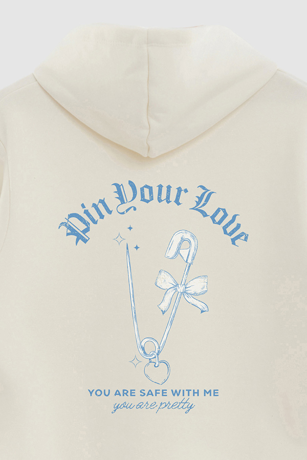 HOODIE ESTAMPADO PIN YOUR LOVE