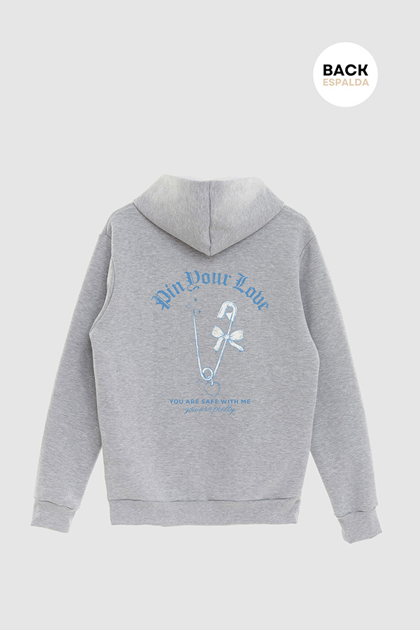 HOODIE ESTAMPADO PIN YOUR LOVE