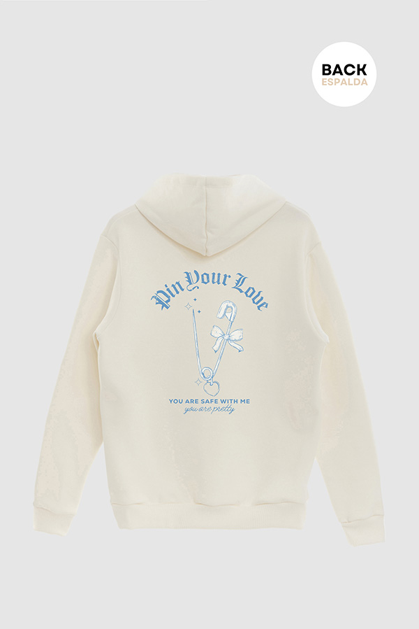 HOODIE ESTAMPADO PIN YOUR LOVE