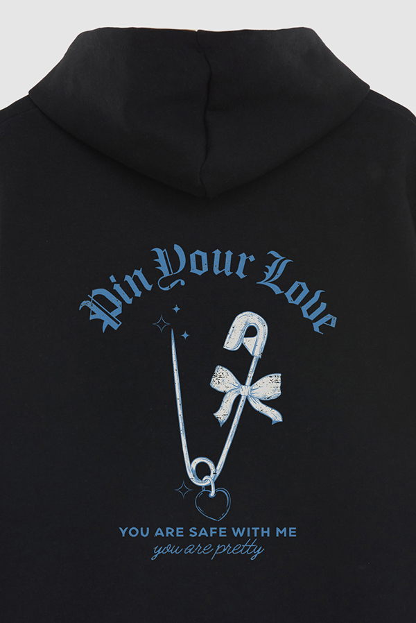 HOODIE ESTAMPADO PIN YOUR LOVE