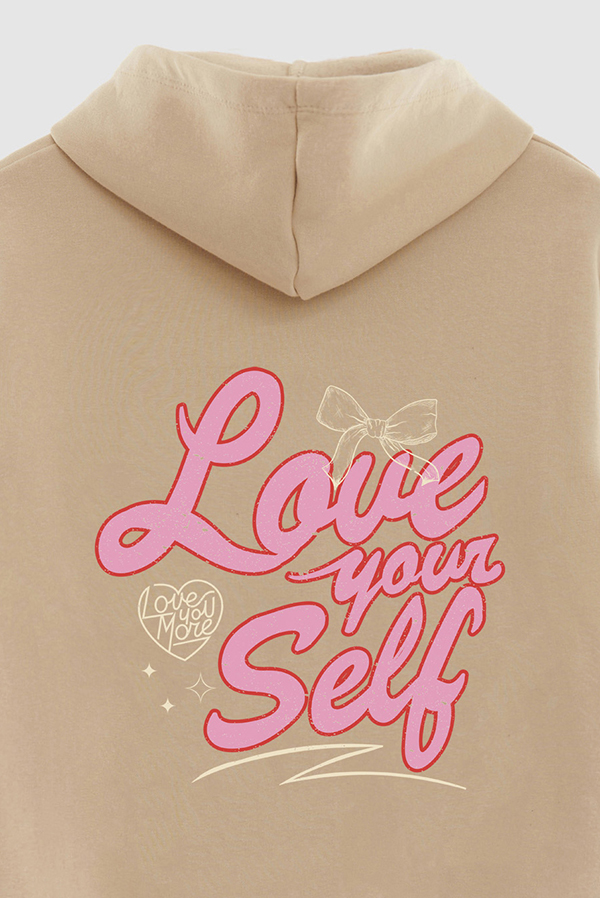 HOODIE ESTAMPADO LOVE YOURSELF