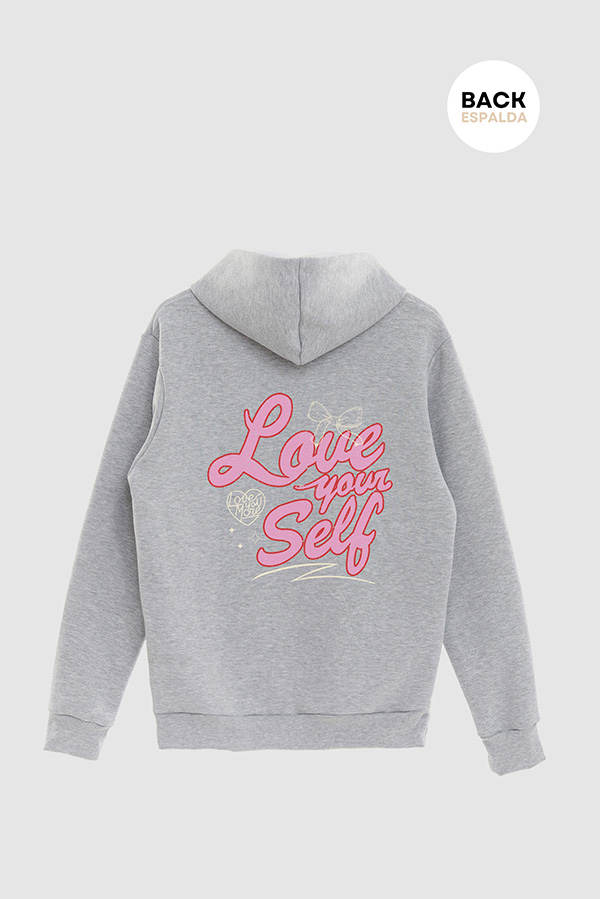 HOODIE ESTAMPADO LOVE YOURSELF