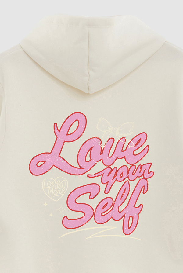 HOODIE ESTAMPADO LOVE YOURSELF