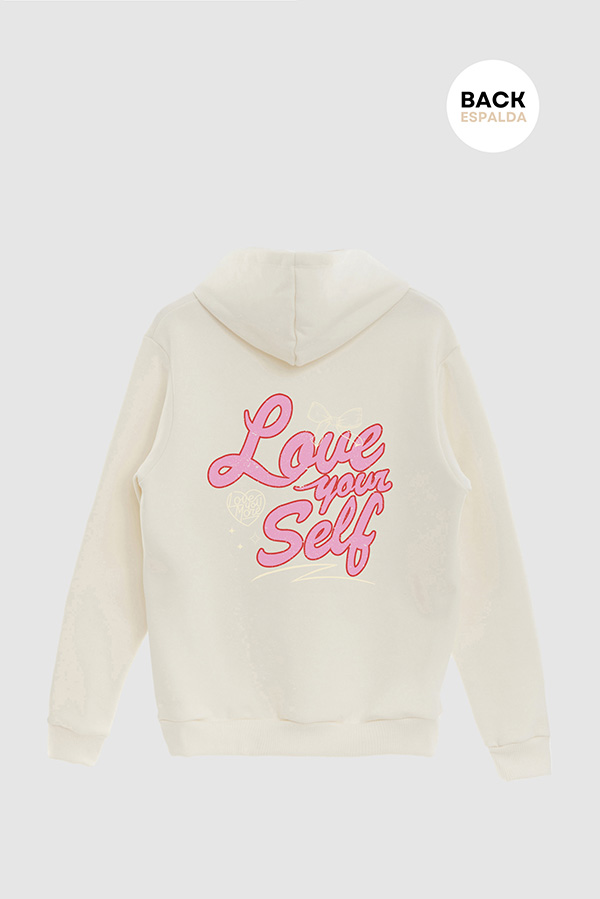 HOODIE ESTAMPADO LOVE YOURSELF