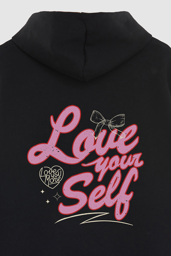 HOODIE ESTAMPADO LOVE YOURSELF