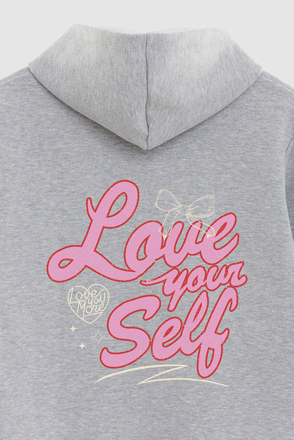 HOODIE ESTAMPADO LOVE YOURSELF