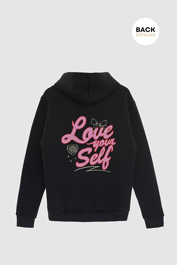 HOODIE ESTAMPADO LOVE YOURSELF