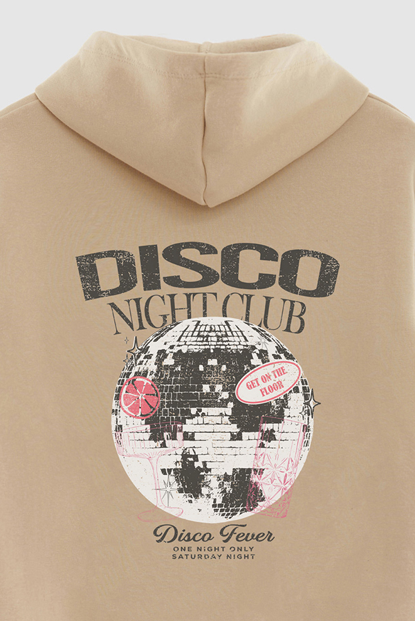 HOODIE ESTAMPADO DISCO NIGHT CLUB