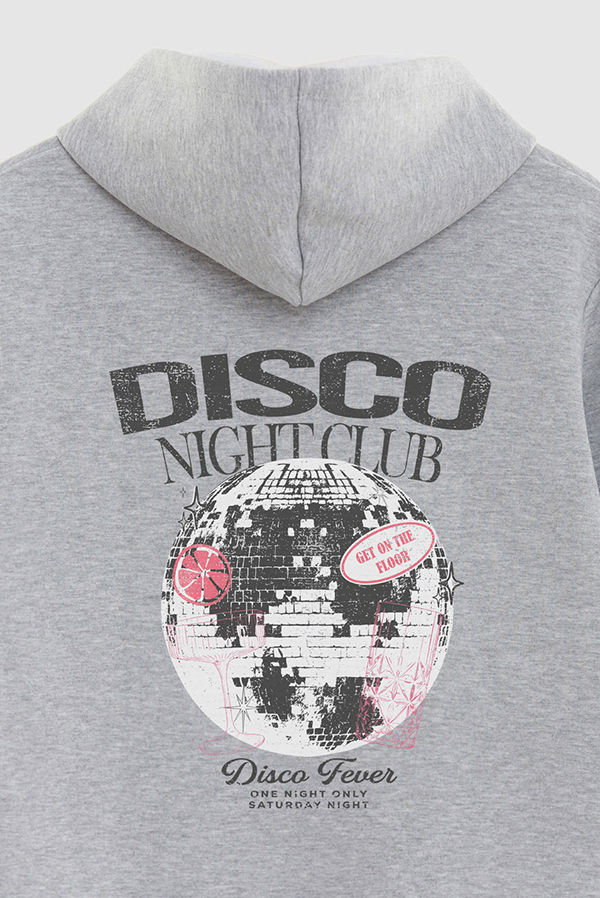 HOODIE ESTAMPADO DISCO NIGHT CLUB