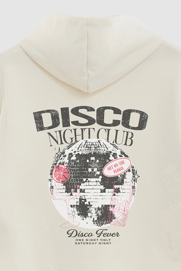 HOODIE ESTAMPADO DISCO NIGHT CLUB