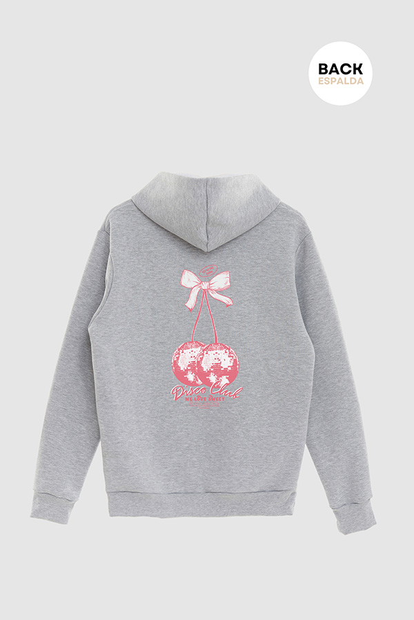 HOODIE ESTAMPADO DISCO CLUB