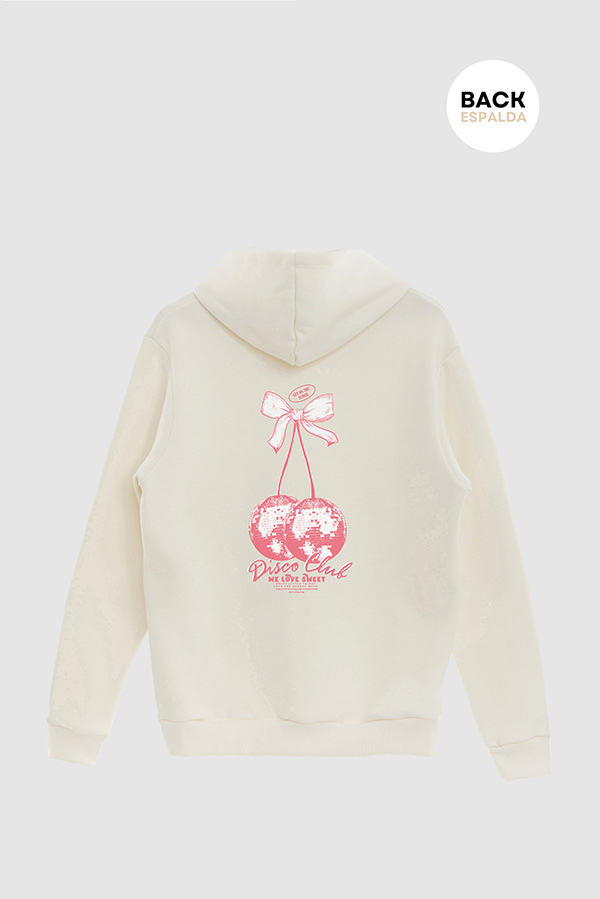 HOODIE ESTAMPADO DISCO CLUB