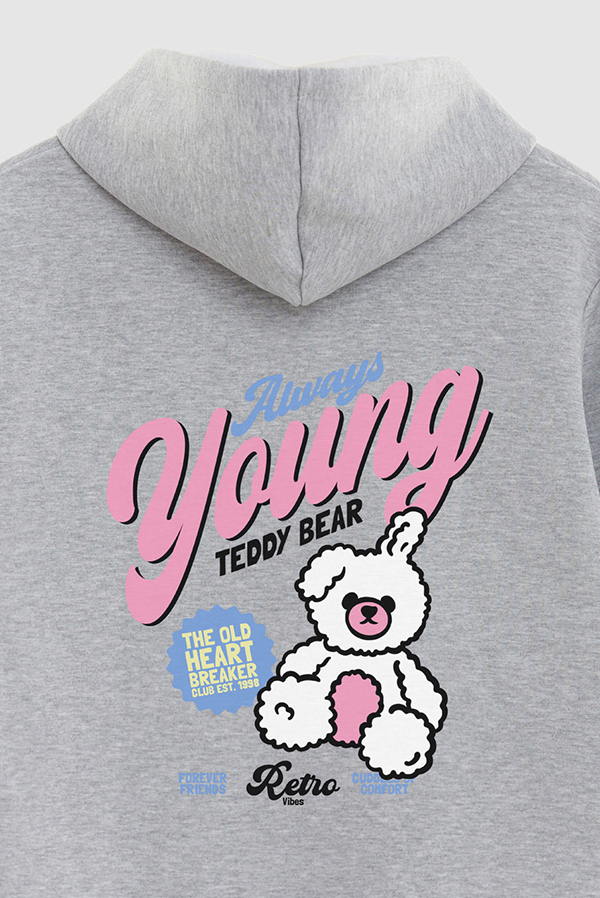 HOODIE ESTAMPADO ALWAYS YOUNG
