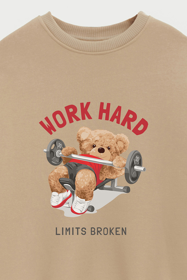 BUZO TEDDY WORK HARD