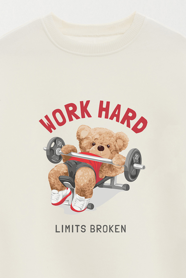 BUZO TEDDY WORK HARD