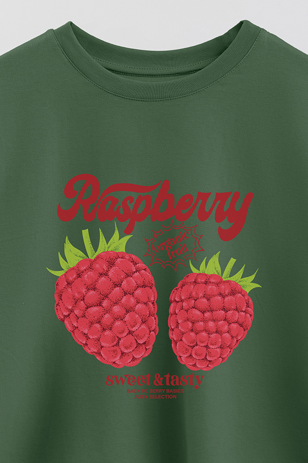 REMERA CROP ESTAMPADA FRSP RASPBERRY