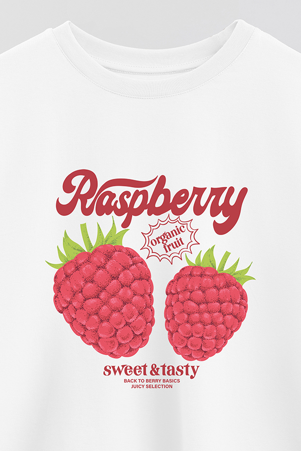 REMERA CROP ESTAMPADA FRSP RASPBERRY