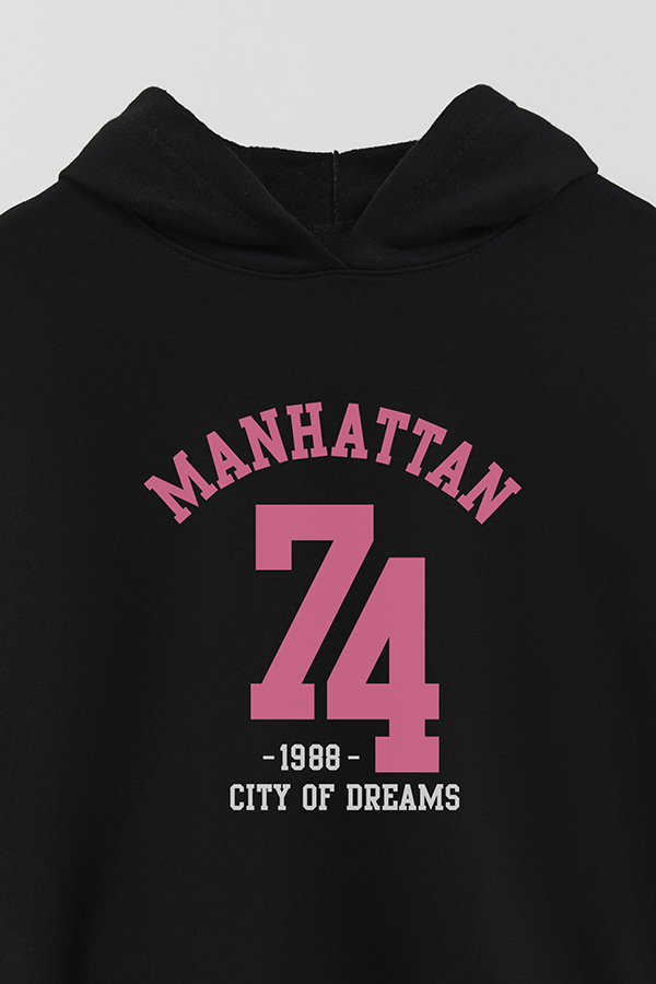 HOODIE RUSTICO GIRL URBAN MANHATTAN 74