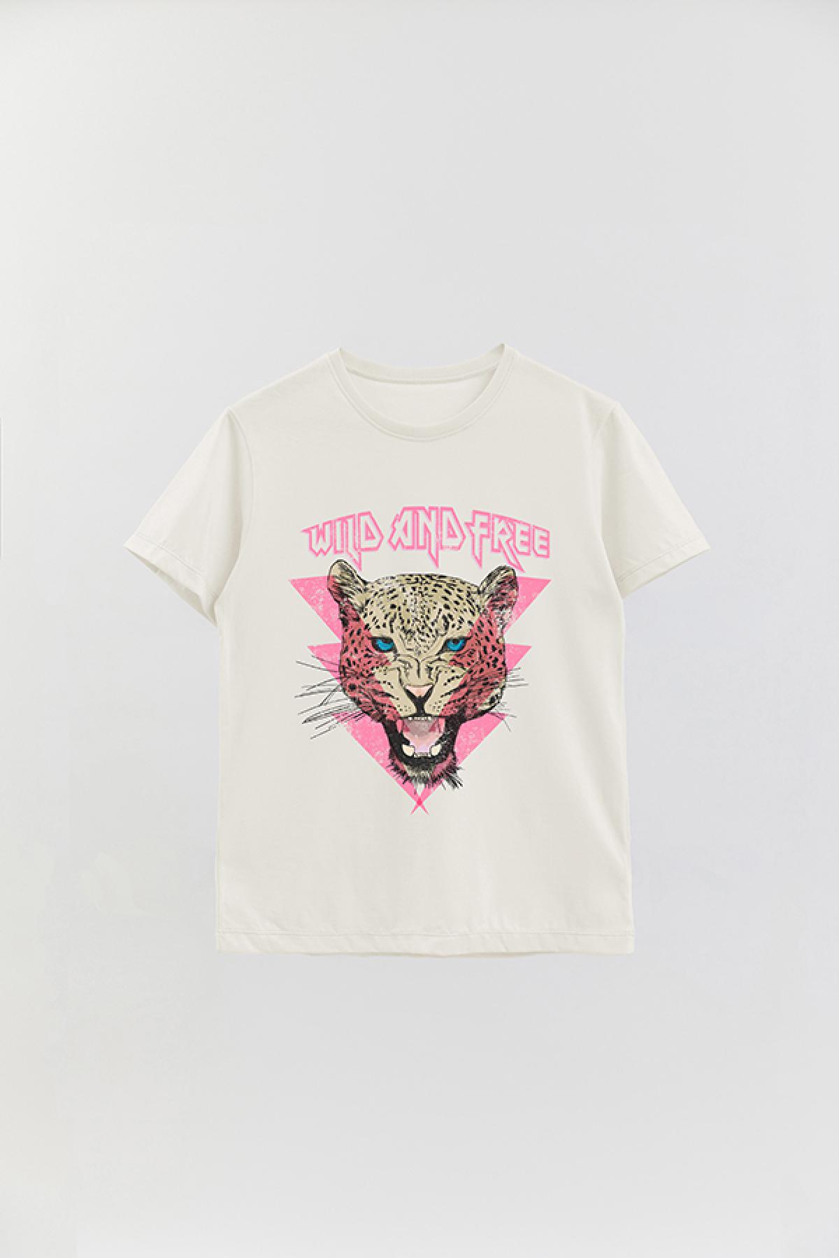 REMERA BASICA ESTAMPADA WCV WILD AND FREE