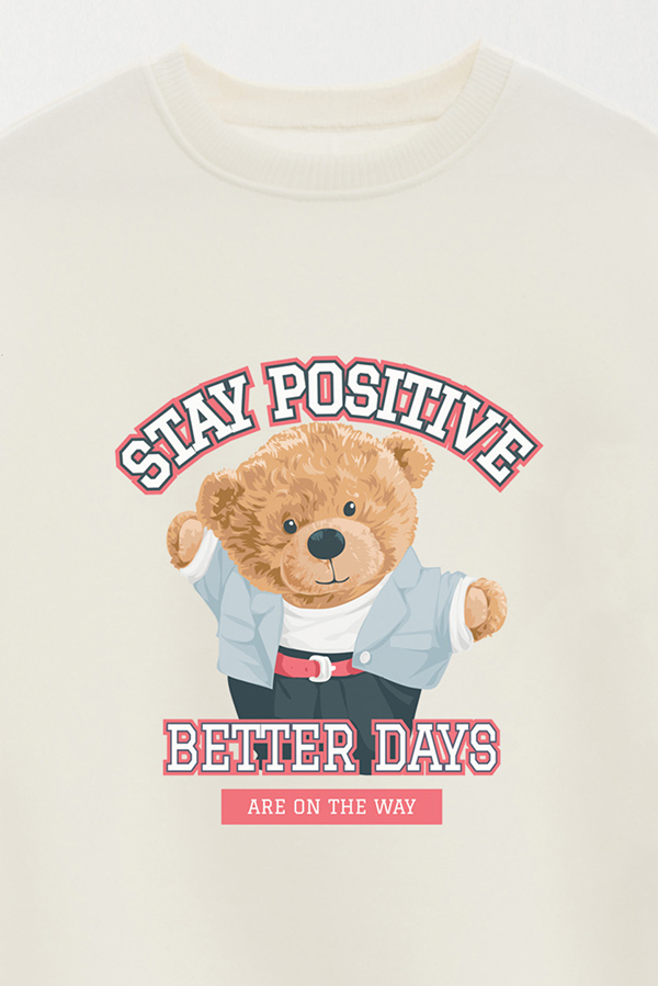 BUZO TEDDY STAY POSITIVE