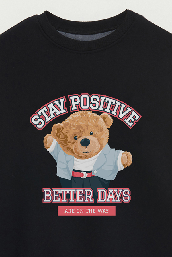 BUZO TEDDY STAY POSITIVE