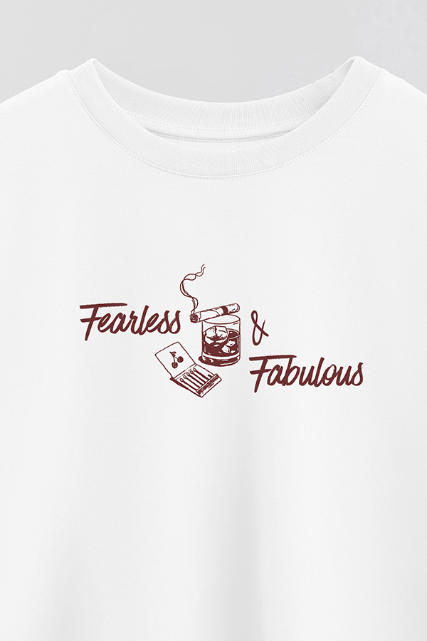 REMERA CROP ESTAMPADA COWGIRL FABULOUS