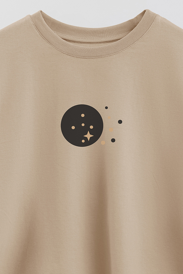 REMERA CROP ESTAMPADA MOON 2