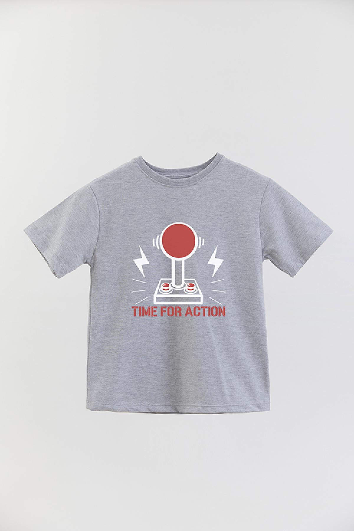 REMERA BASIC BOY GM TIME FOR ACTION
