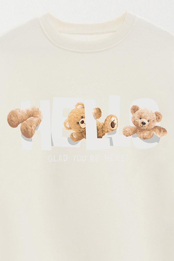 BUZO TEDDY HELLO GLAD