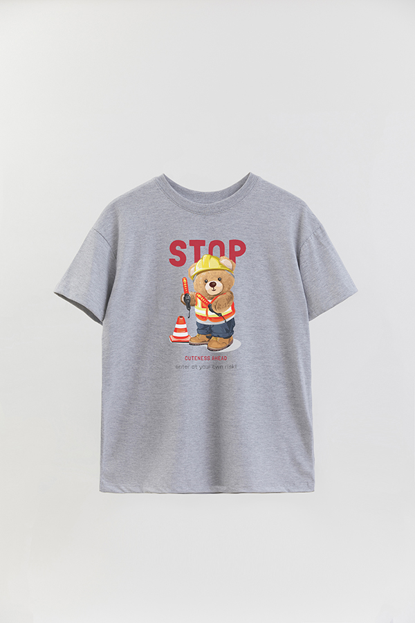 REMERA OVER ESTAMPADA UNISEX TEDDY STOP
