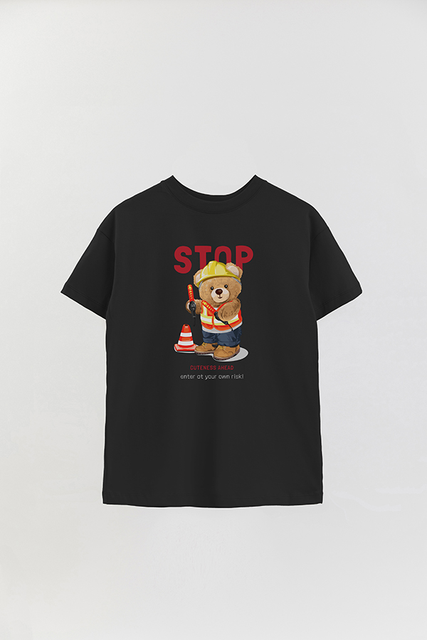 REMERA OVER ESTAMPADA UNISEX TEDDY STOP