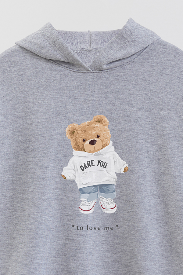 HOODIE RUSTICO KIDS TEDDY DARE YOU