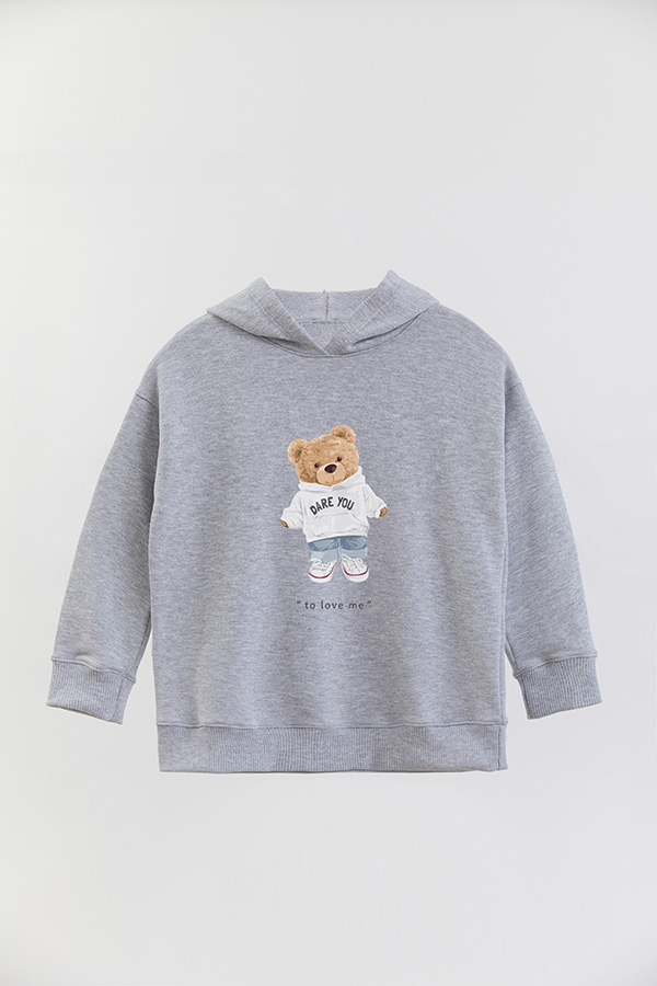 HOODIE RUSTICO KIDS TEDDY DARE YOU