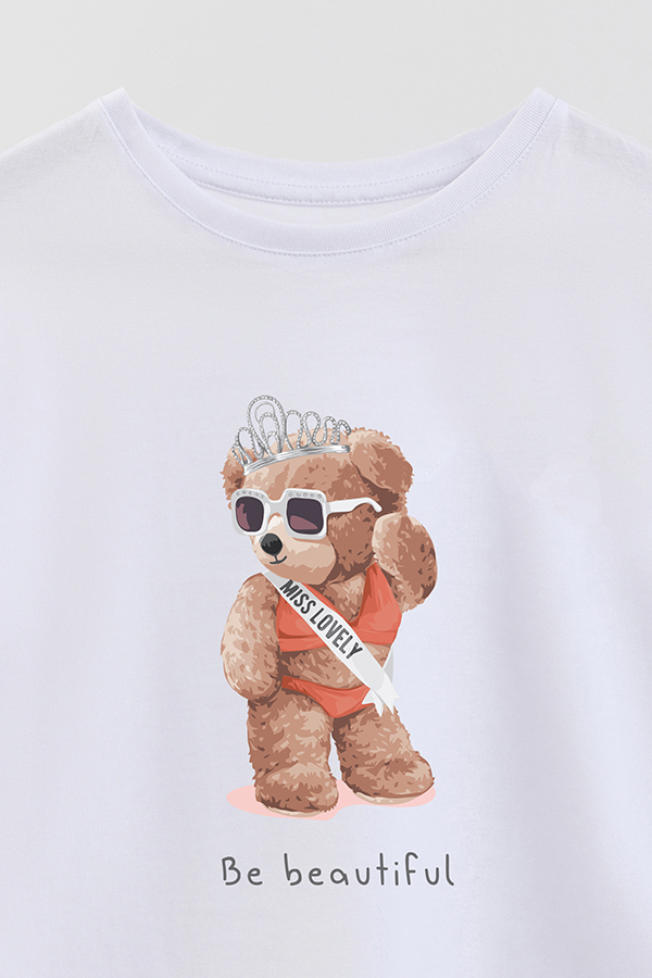 REMERA GB OVERSIZE TEDDY BE BEAUTIFUL
