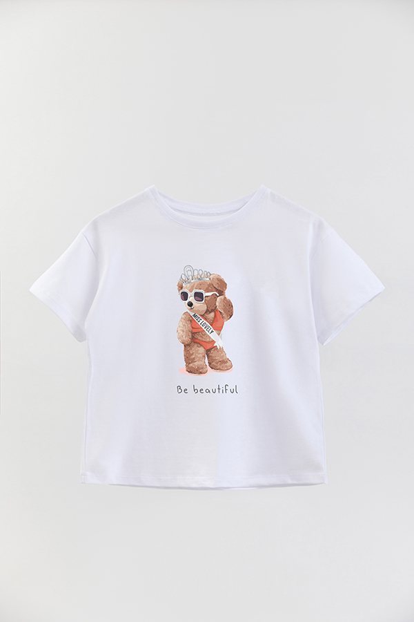 REMERA GB OVERSIZE TEDDY BE BEAUTIFUL