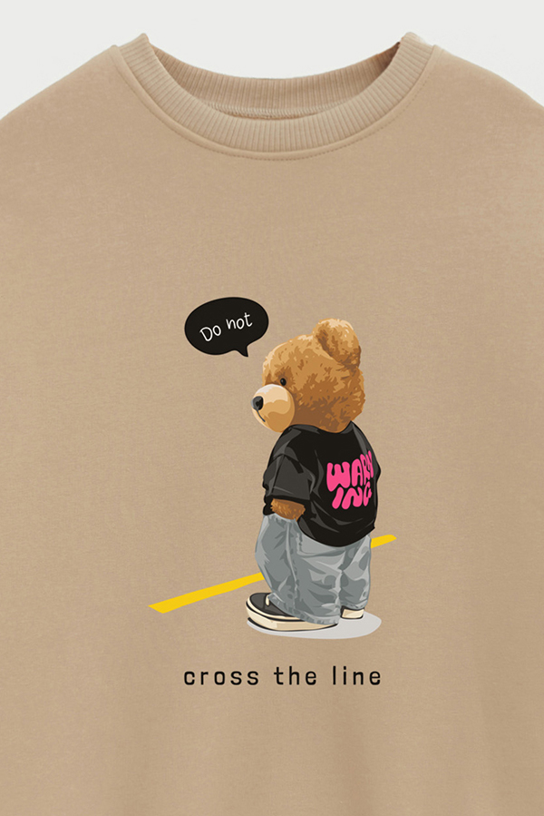 BUZO TEDDY DONT CROSS THE LINE