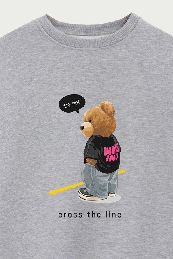 BUZO TEDDY DONT CROSS THE LINE