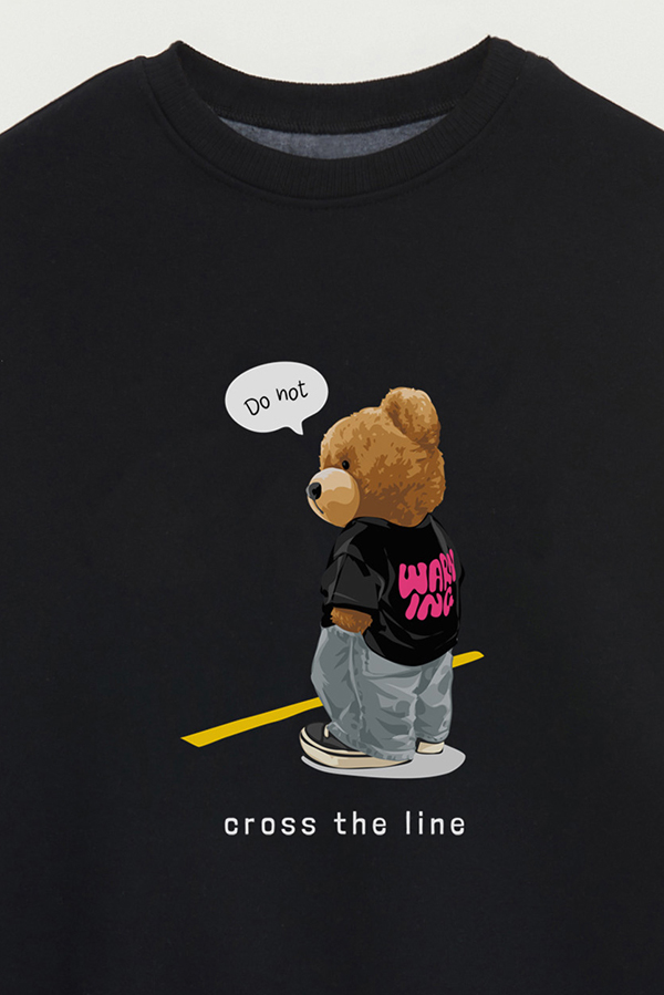 BUZO TEDDY DONT CROSS THE LINE