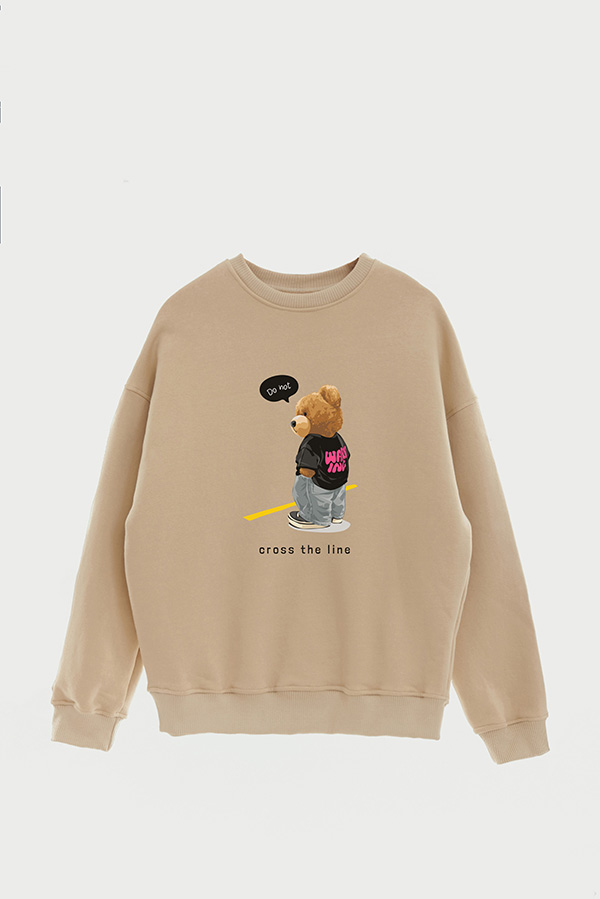 BUZO TEDDY DONT CROSS THE LINE